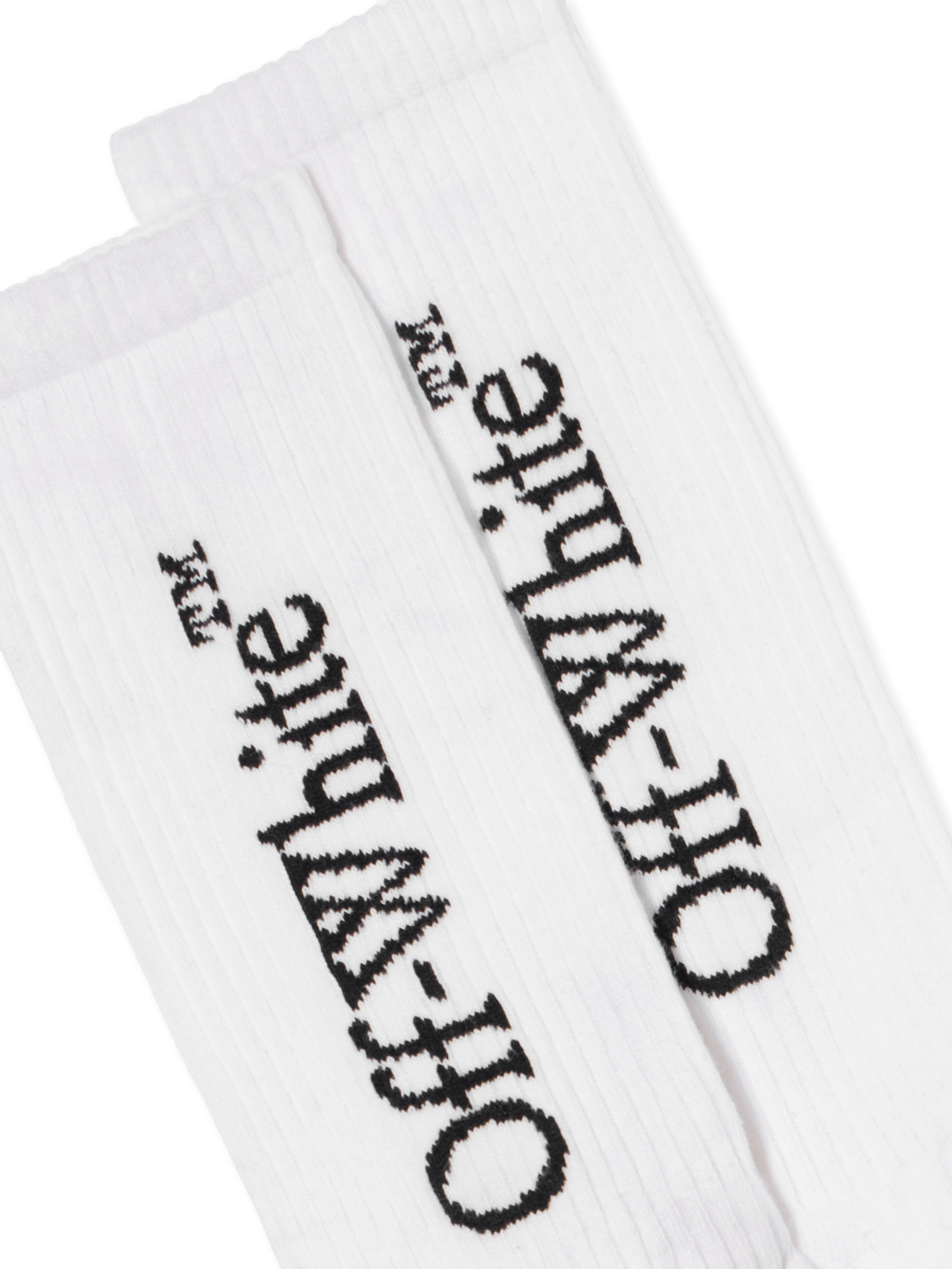 Off-White Bookish Mid Calf Socks