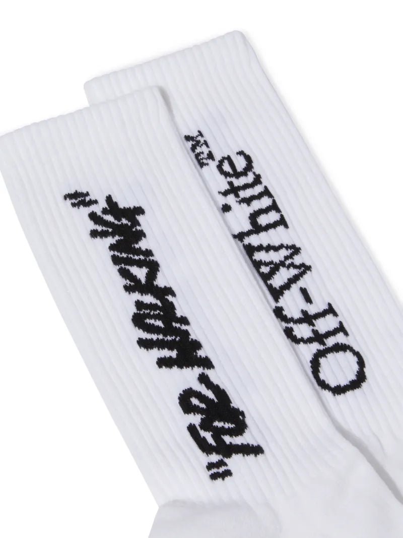 Off-White Mid Calf Socks Quote
