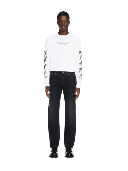 Off-White Arr Tapered Jeans Black