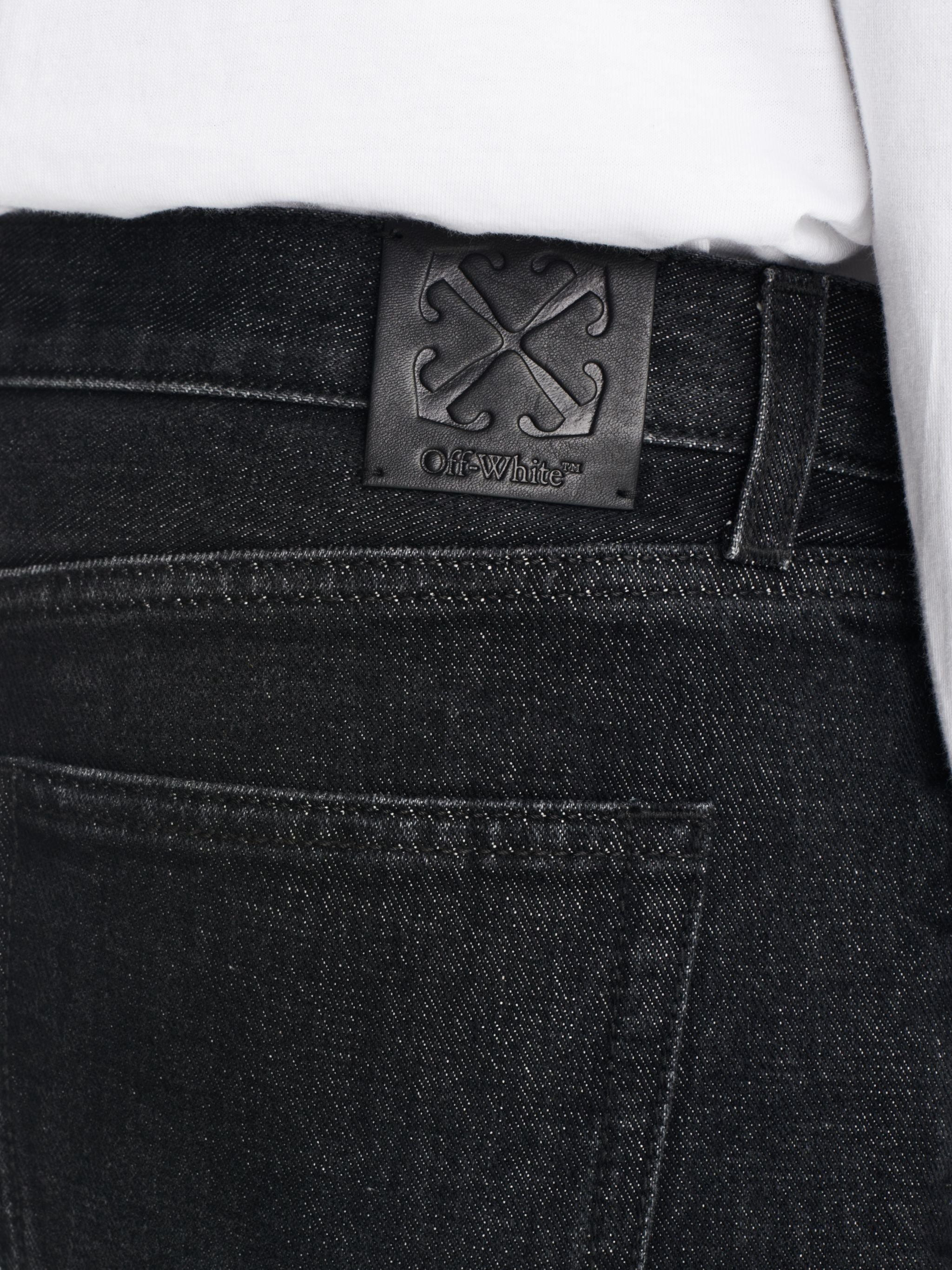 Off-White Arr Tapered Jeans Black
