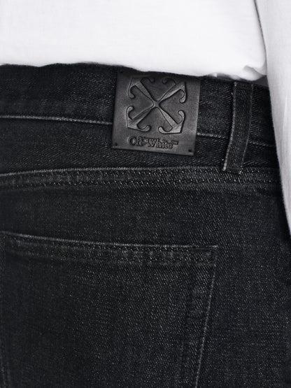 Off-White Arr Tapered Jeans Black
