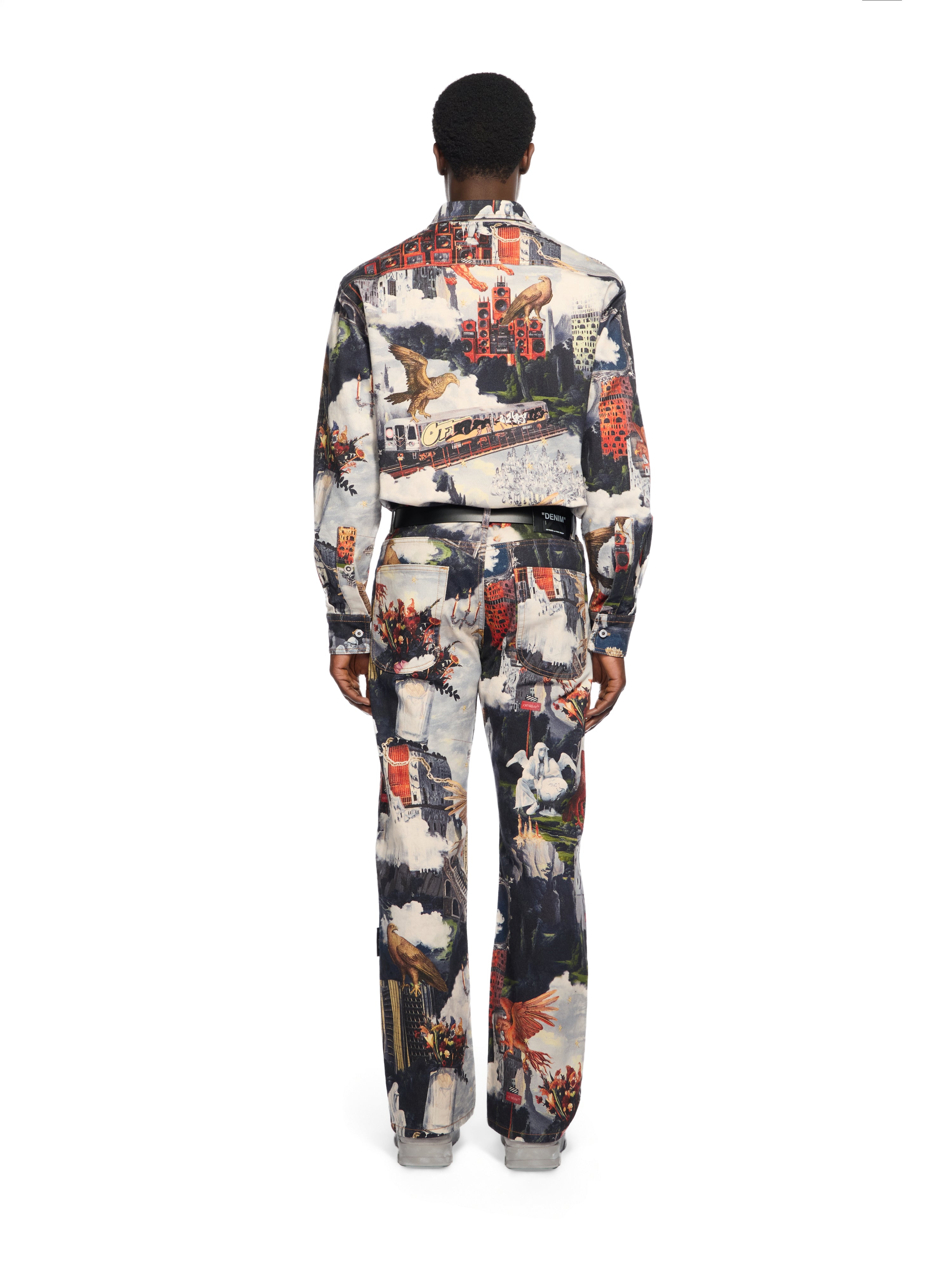 Off-White World Paint Relax Jeans None