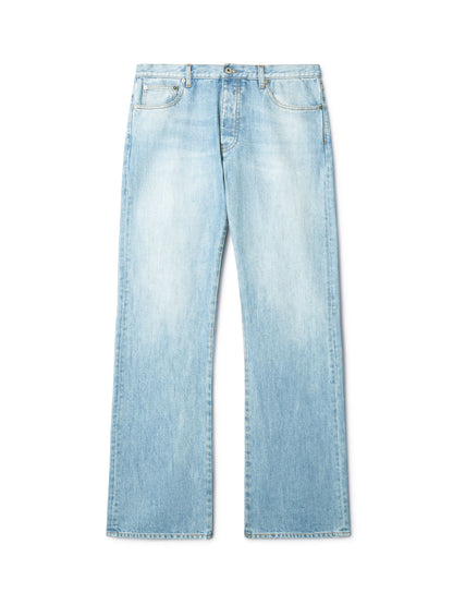 Off-White Fresco Diag Relaxed Jeans Blue