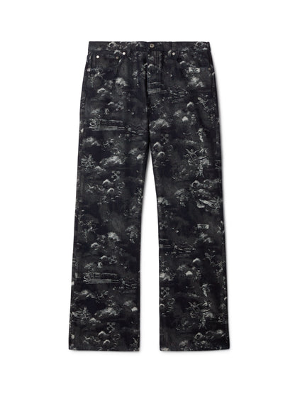 Off-White Fresco Jacq Relaxed Jeans Blue