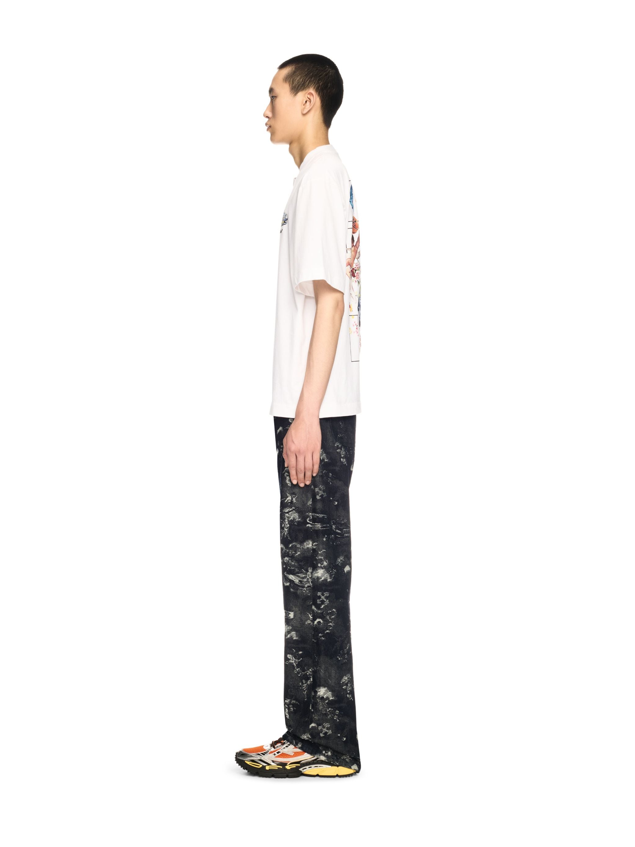 Off-White Fresco Jacq Relaxed Jeans Blue