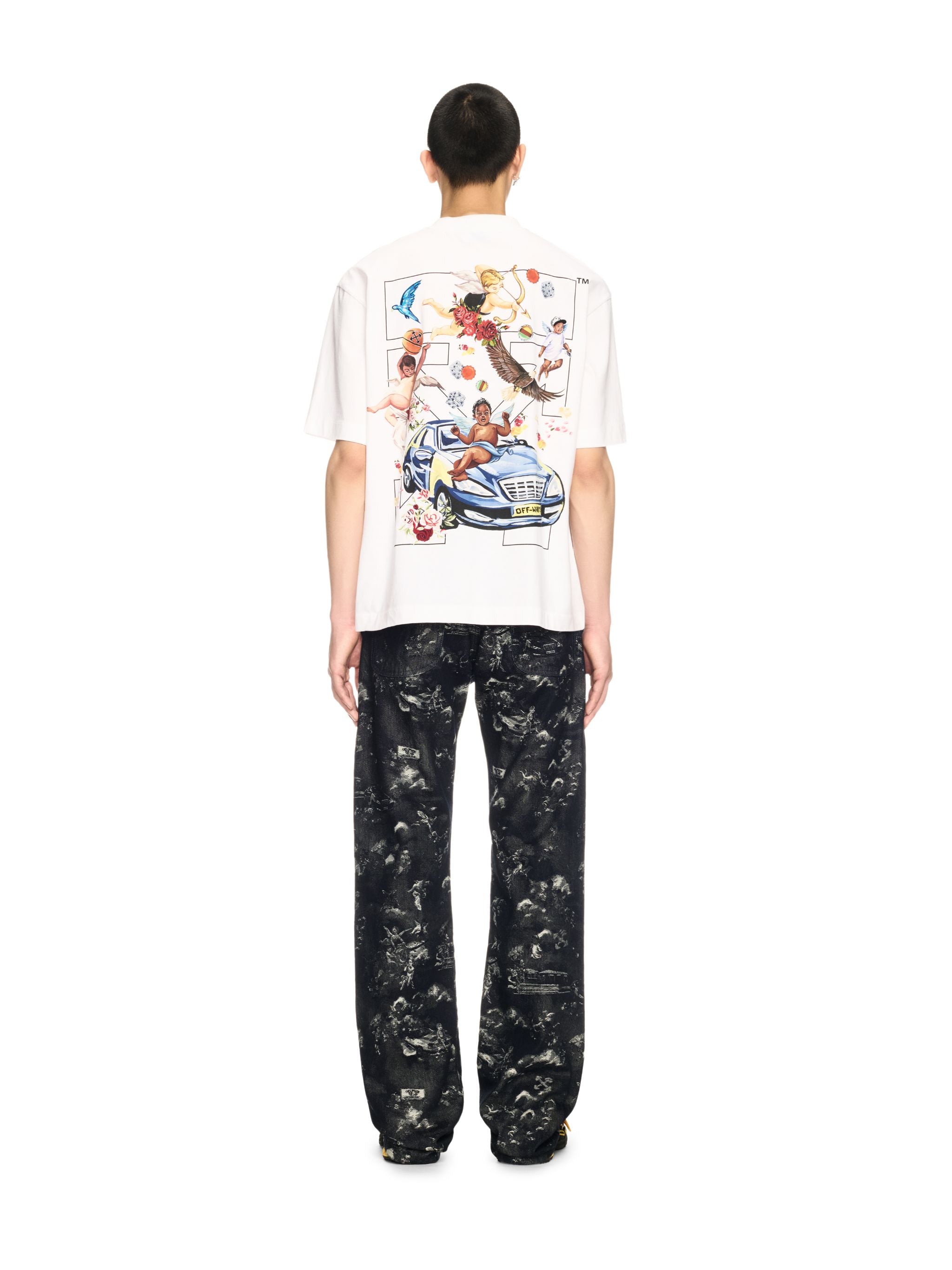 Off-White Fresco Jacq Relaxed Jeans Blue