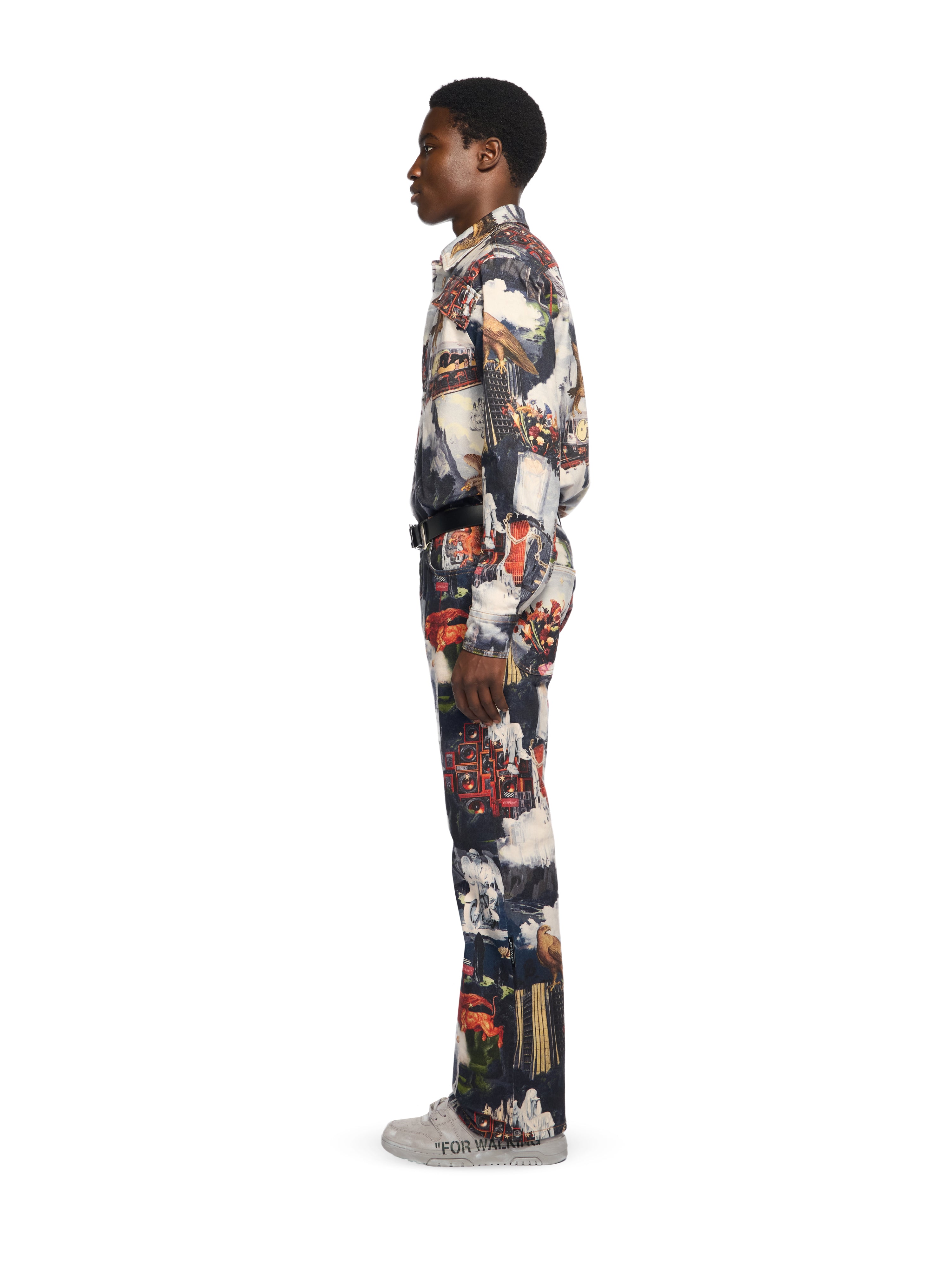 Off-White World Paint Milit Shirt None