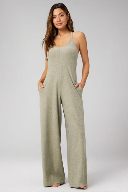 Fabletics Cloud Jersey Wide Leg Onesie
