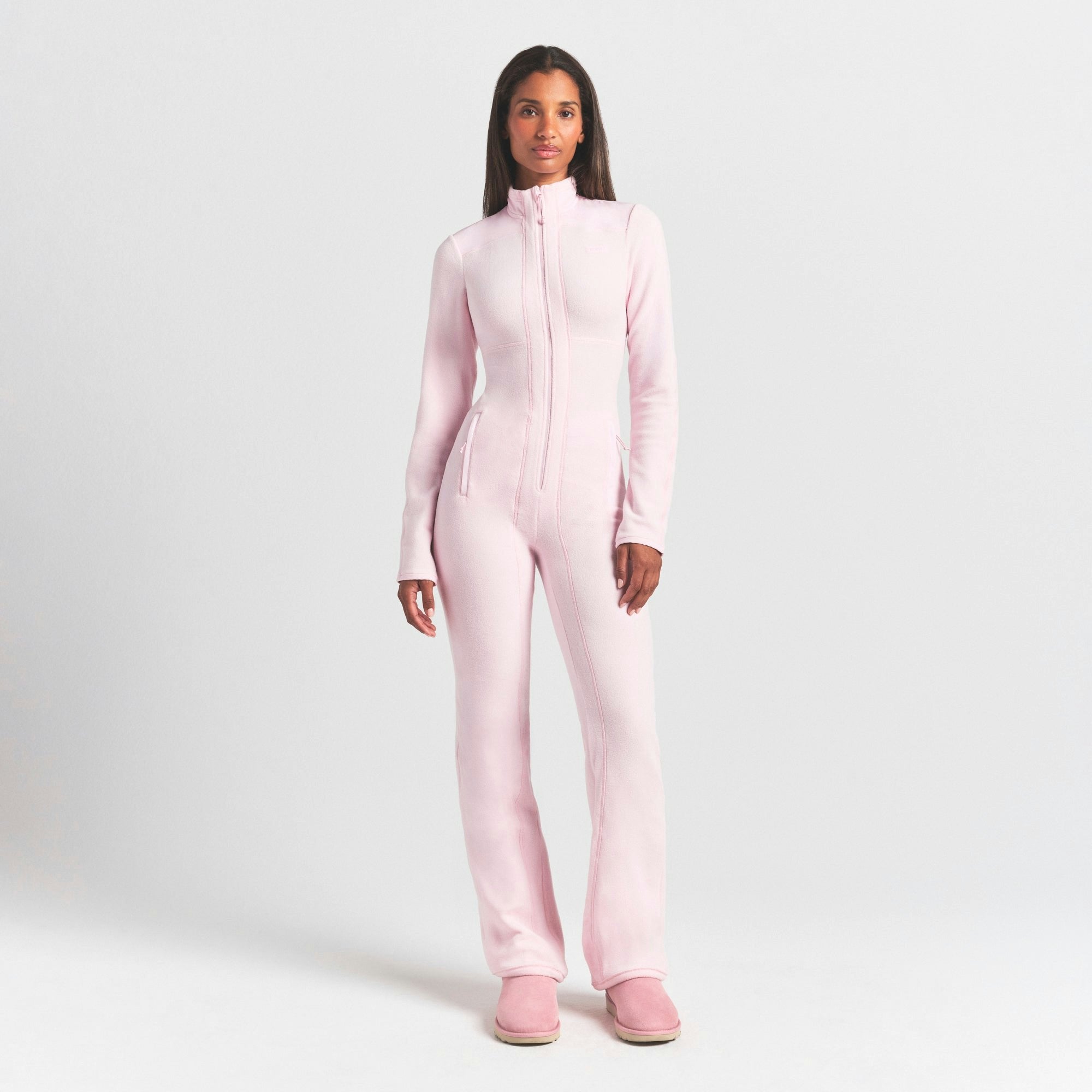 Skims Outdoor Fleece Catsuit Cherry Blossom – Kicks Machine