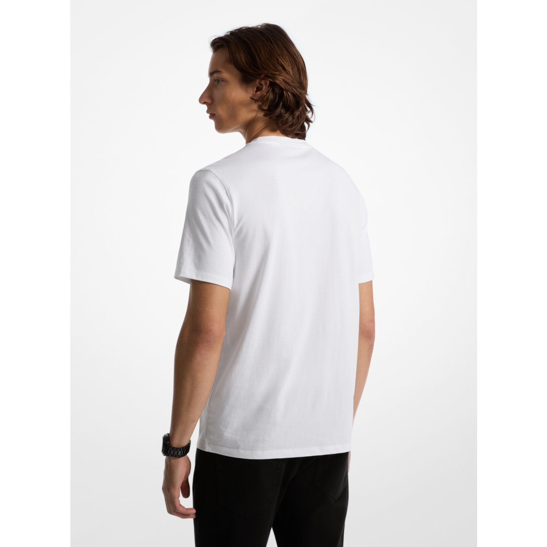 Michael Kors Logo Cotton T-Shirt WHITE