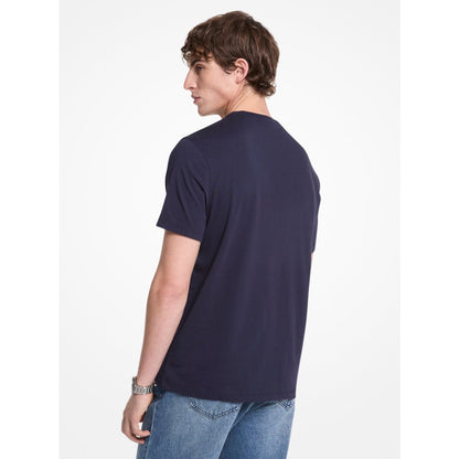 Michael Kors Logo Cotton T-Shirt MIDNIGHT