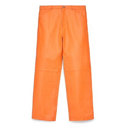 Sp5der Debossed WEB Leather PANT