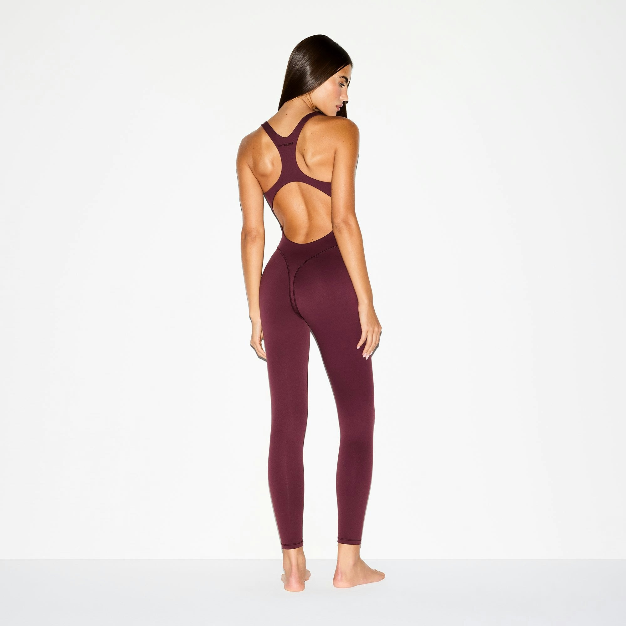 Skims Nikeskims Matte Racer Long Onesie Currant