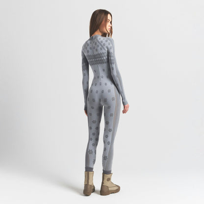 Skims Skims First Layers Turtleneck Catsuit Mirror Winter Fair Isle