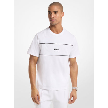 Michael Kors Logo Cotton Jersey T-Shirt WHITE