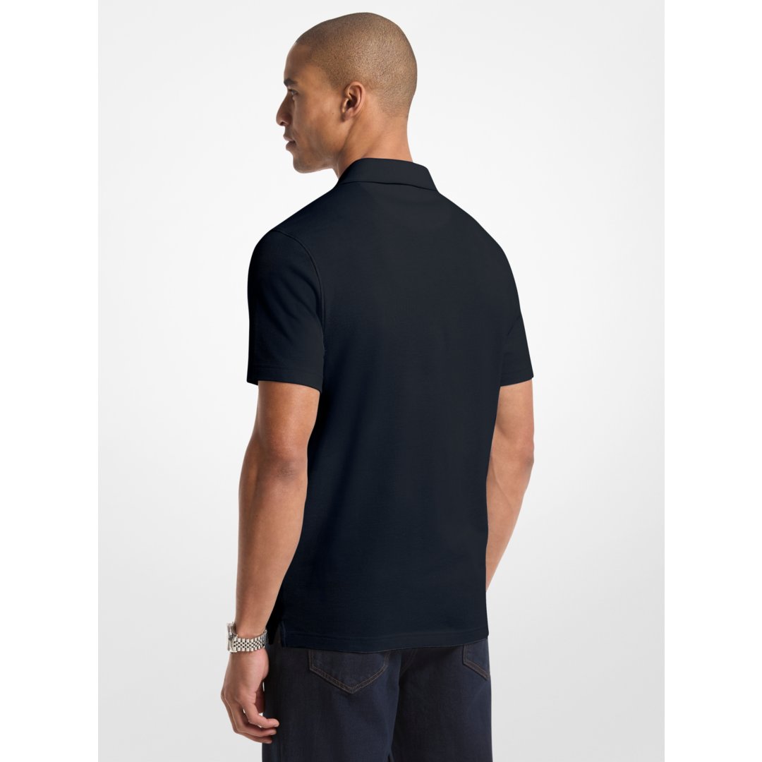 Michael Kors Pima Cotton Piqu Polo Shirt MIDNIGHT