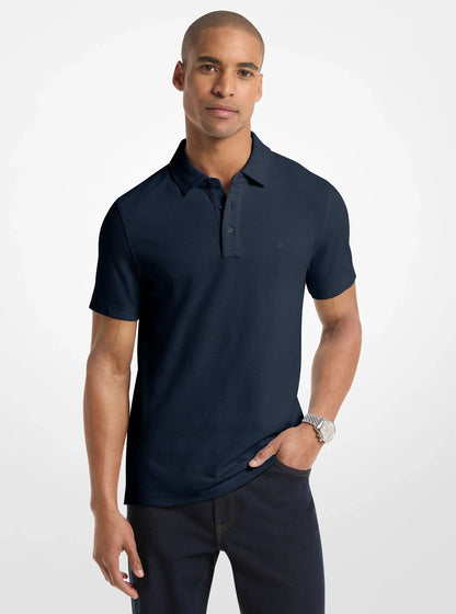 Michael Kors Pima Cotton Piqu Polo Shirt MIDNIGHT