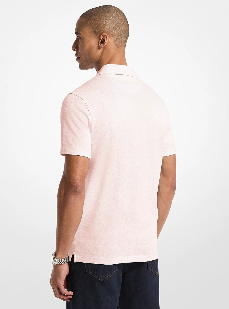 Michael Kors Pima Cotton Piqu Polo Shirt POWDER BLUSH