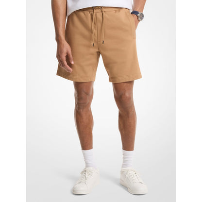 Michael Kors Logo Cotton Shorts DARK CAMEL