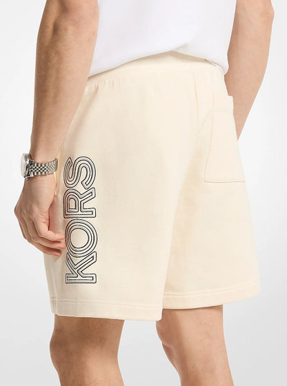 Michael Kors Logo Cotton Shorts BONE