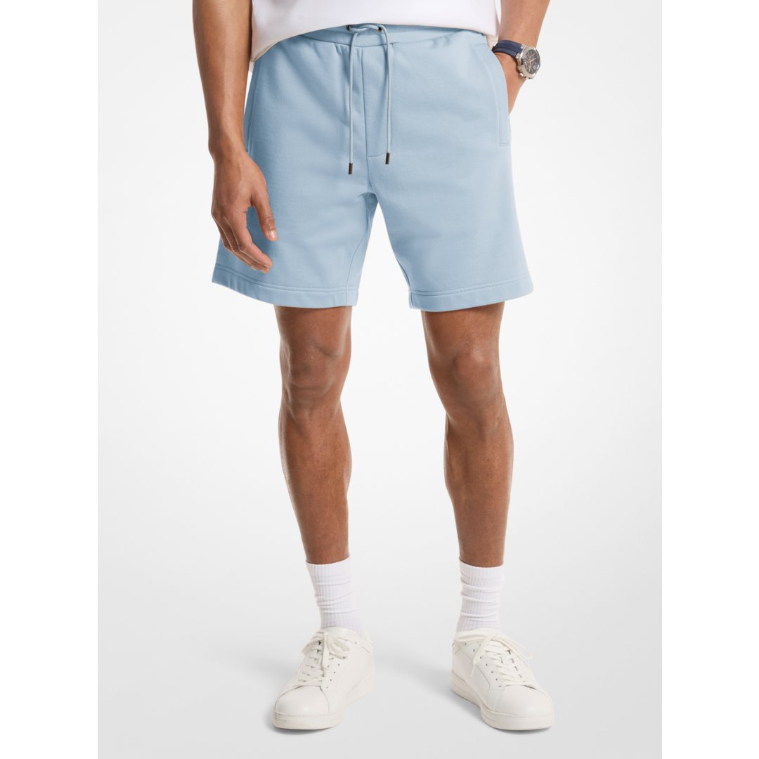 Michael Kors Logo Cotton Shorts PASTEL BLUE