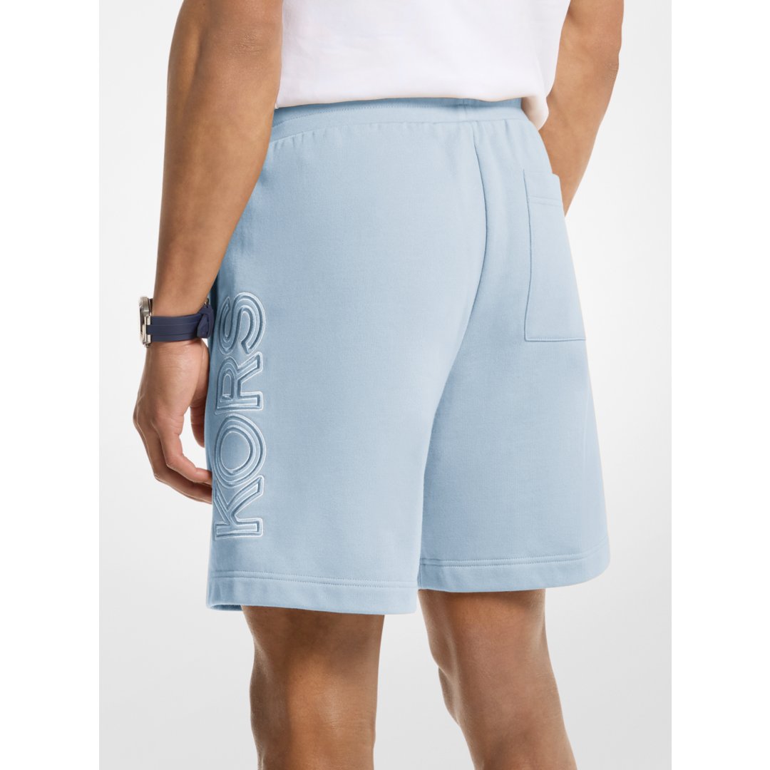 Michael Kors Logo Cotton Shorts PASTEL BLUE