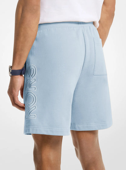 Michael Kors Logo Cotton Shorts PASTEL BLUE
