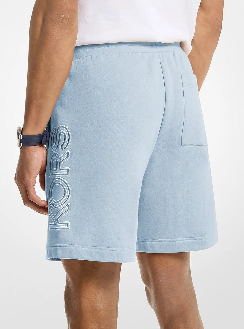 Michael Kors Logo Cotton Shorts PASTEL BLUE