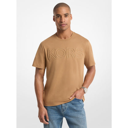 Michael Kors KORS Cotton Jersey T-Shirt DARK CAMEL