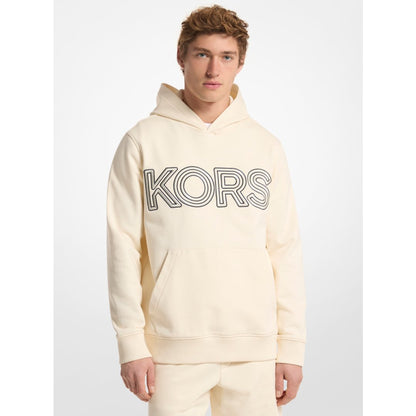 Michael Kors Logo Cotton Hoodie BONE