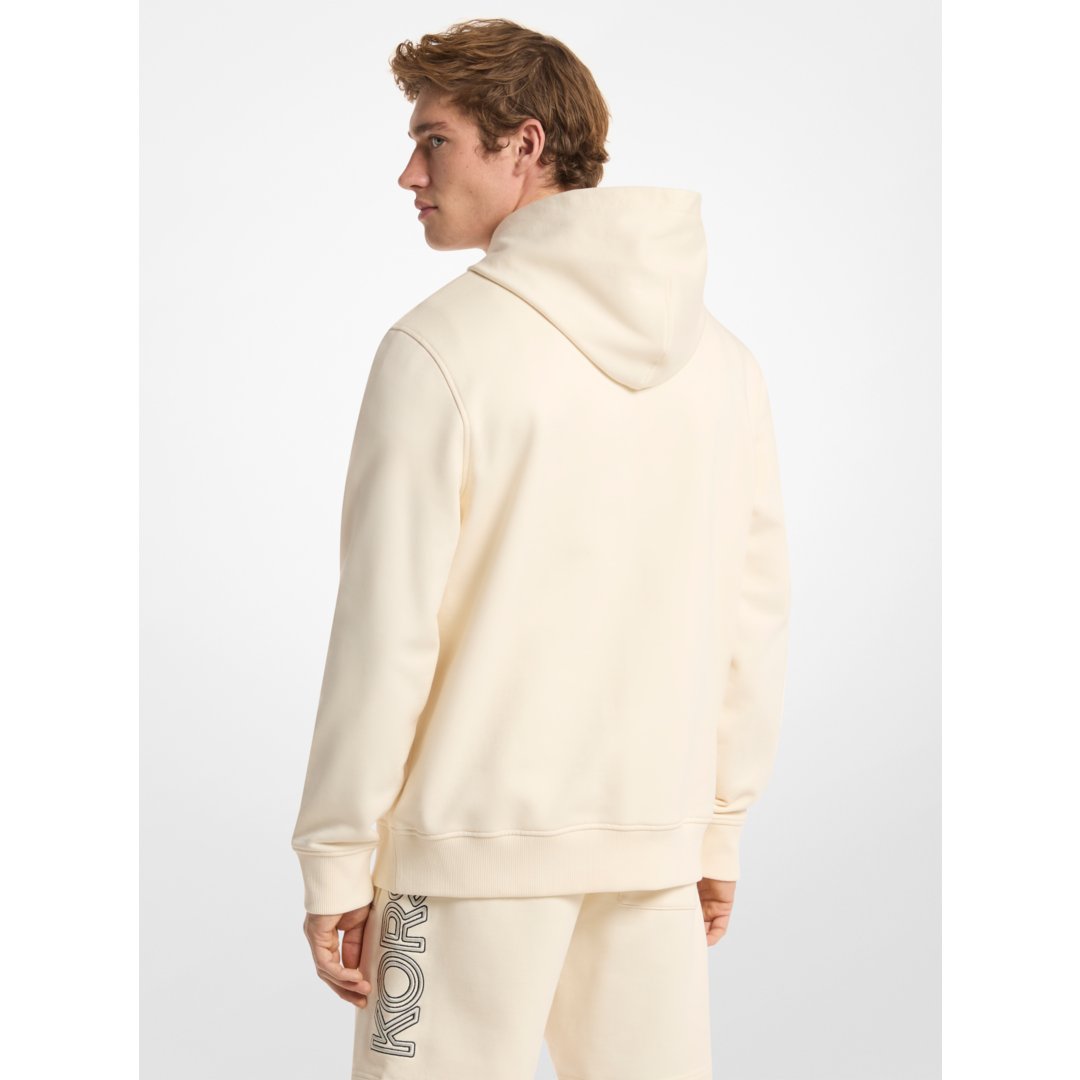 Michael Kors Logo Cotton Hoodie BONE