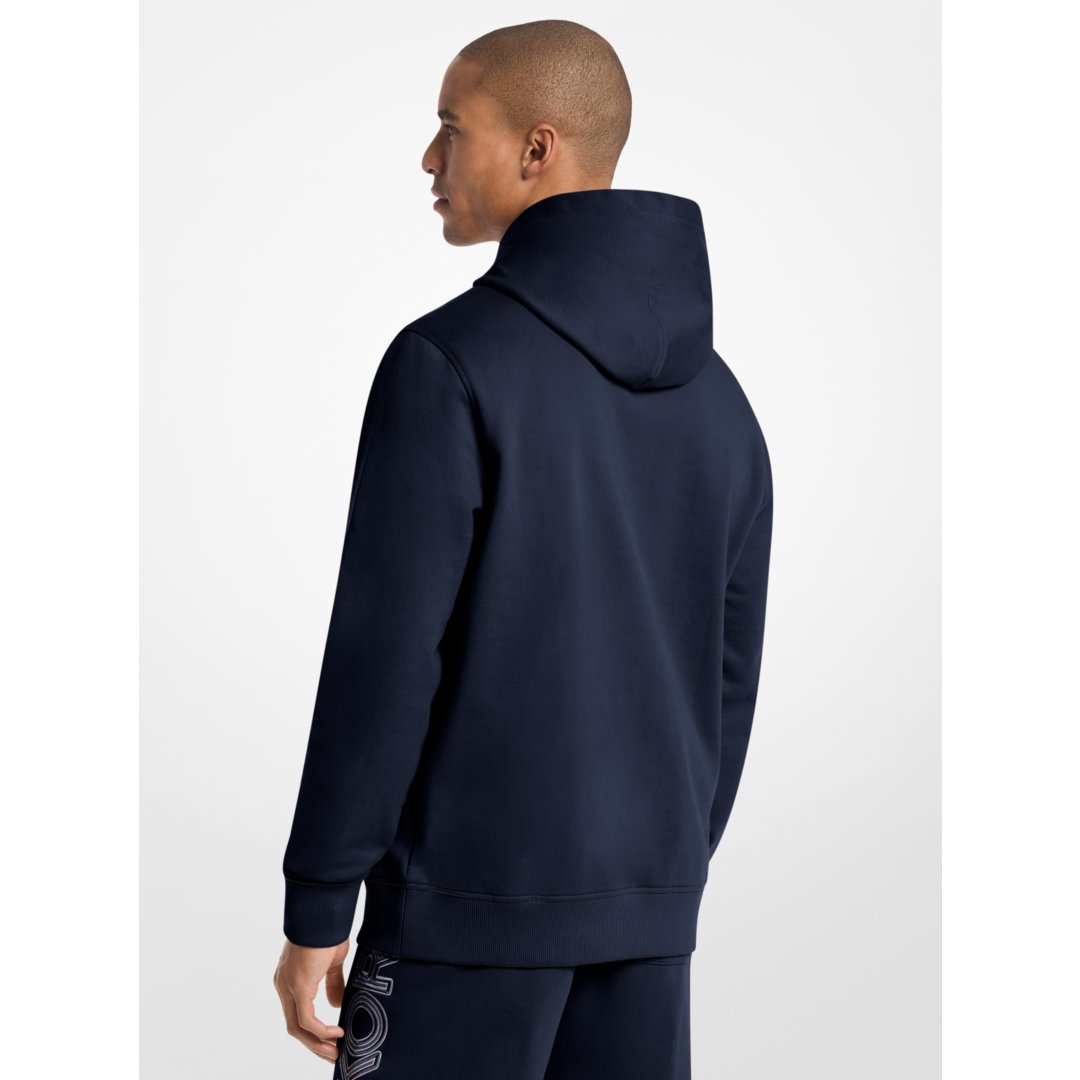 Michael Kors Logo Cotton Hoodie MIDNIGHT