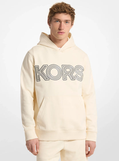 Michael Kors Logo Cotton Hoodie BONE