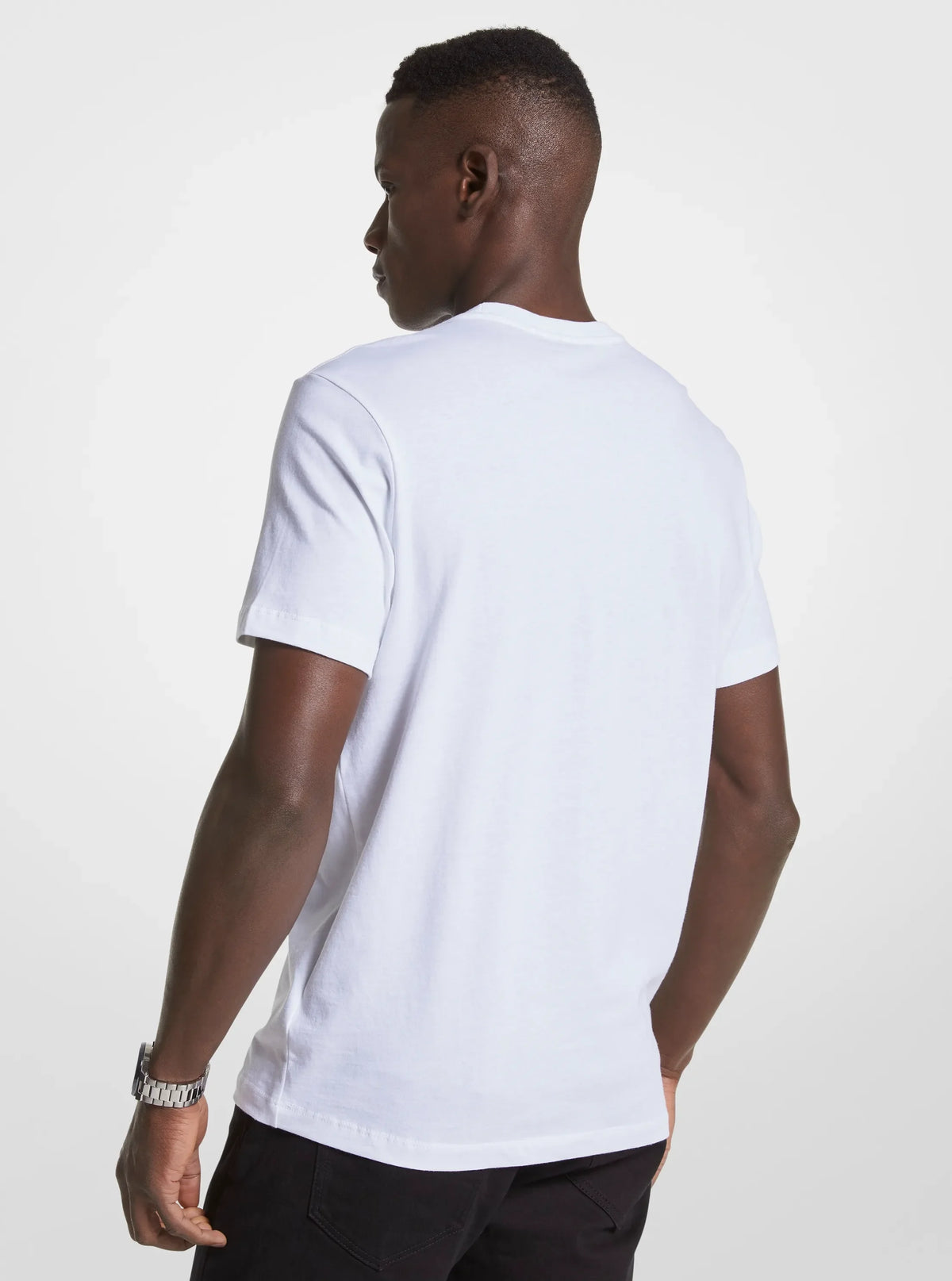Michael Kors Logo Cotton T-shirt WHITE