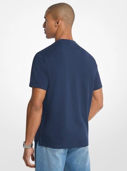 Michael Kors Cotton Piqu T-Shirt MIDNIGHT