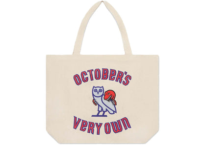 Ovo Mitchell And Ness 95 Raptors Tote Bag Cream
