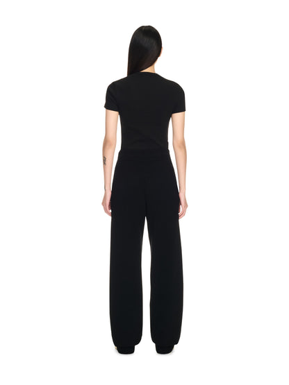 Off-White Off Stamp Rib Basic Tee Black