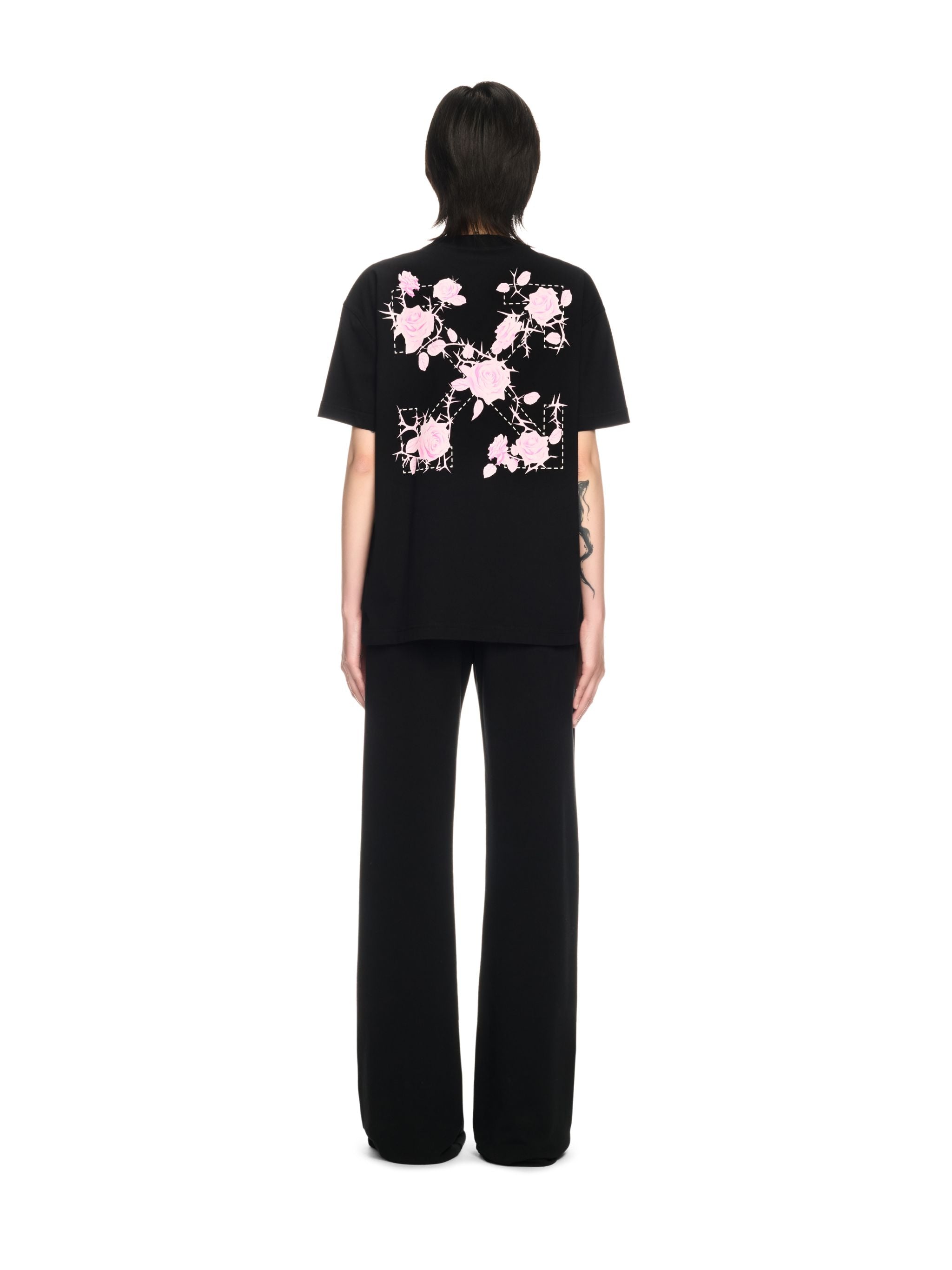 Off-White Roses Arrows Regular Tee Black