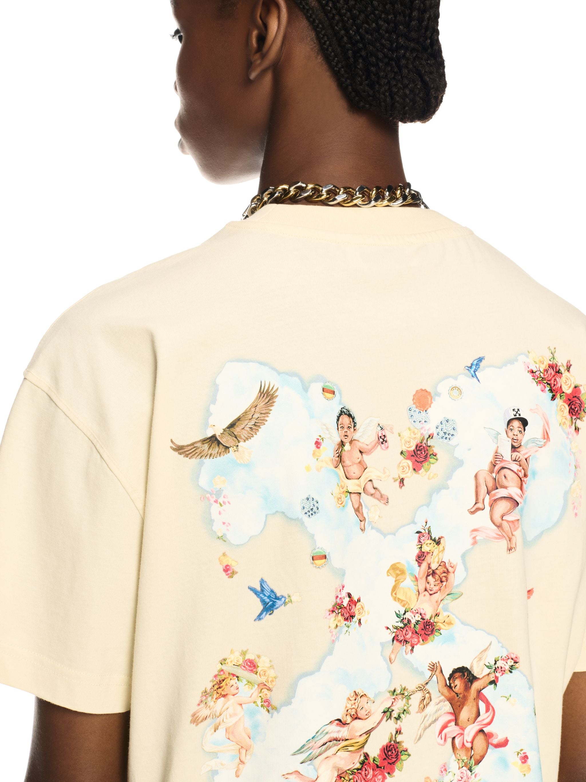 Off-White Cloud Arrow Regular Tee Neutrals