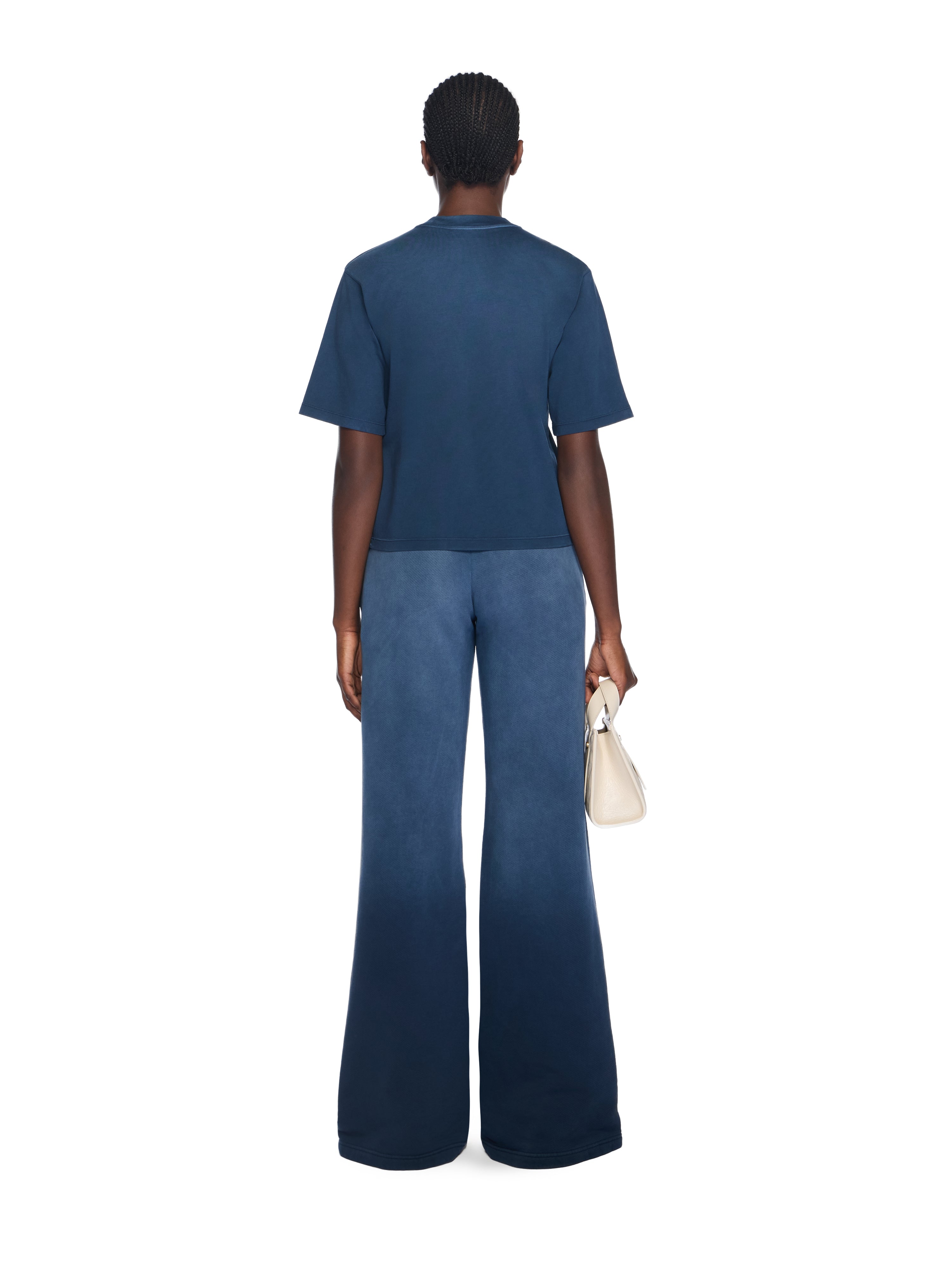 Off-White Boxy Logo Tee Sapphire