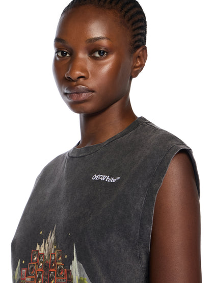 Off-White Landscape Arrow Tank Top Black