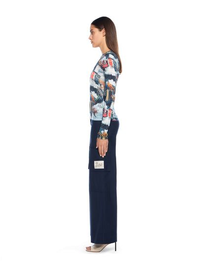 Off-White World Paint Second Skin Crew