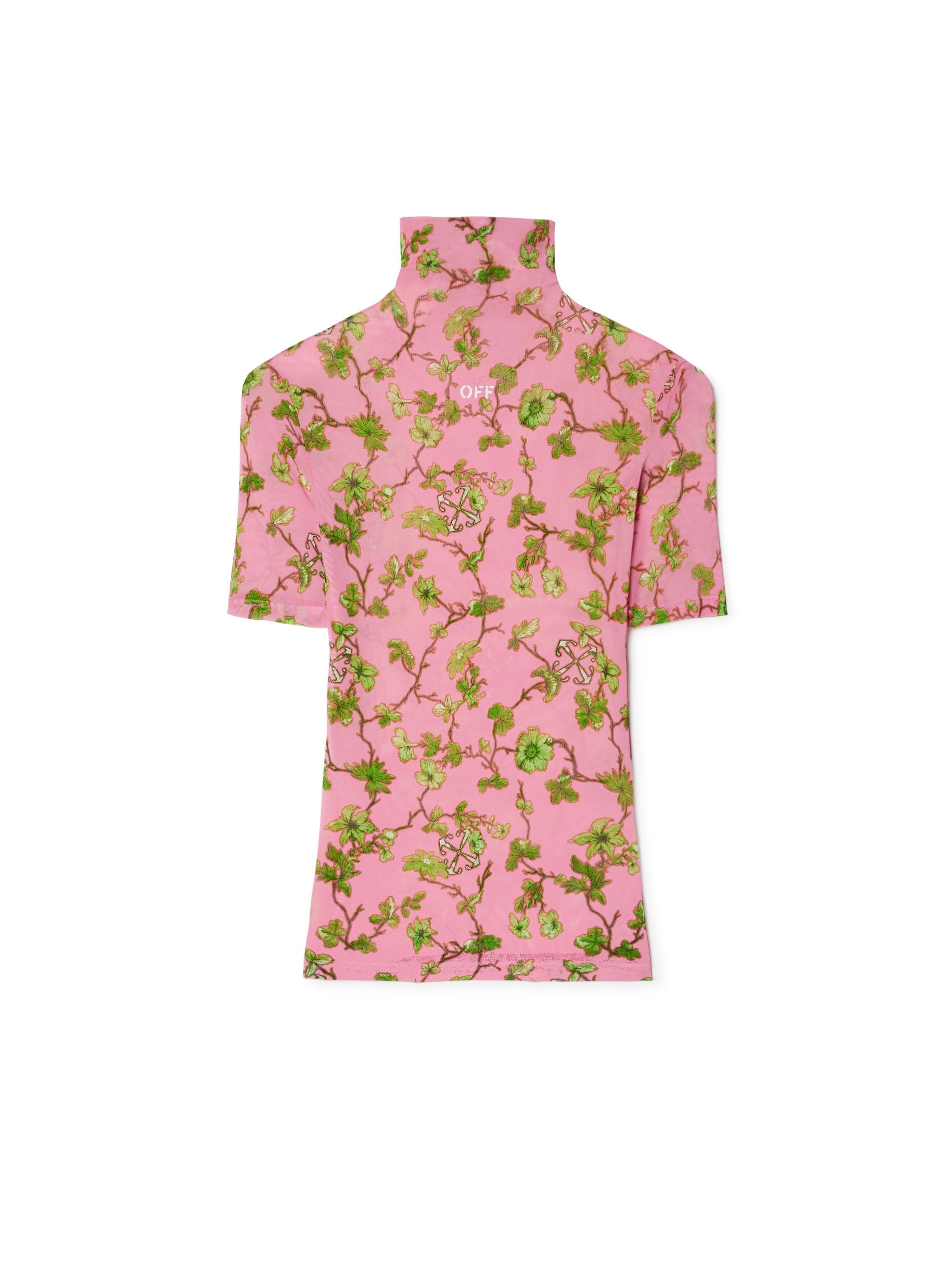 Off-White Ramage Tulle Ss Turtle Pink