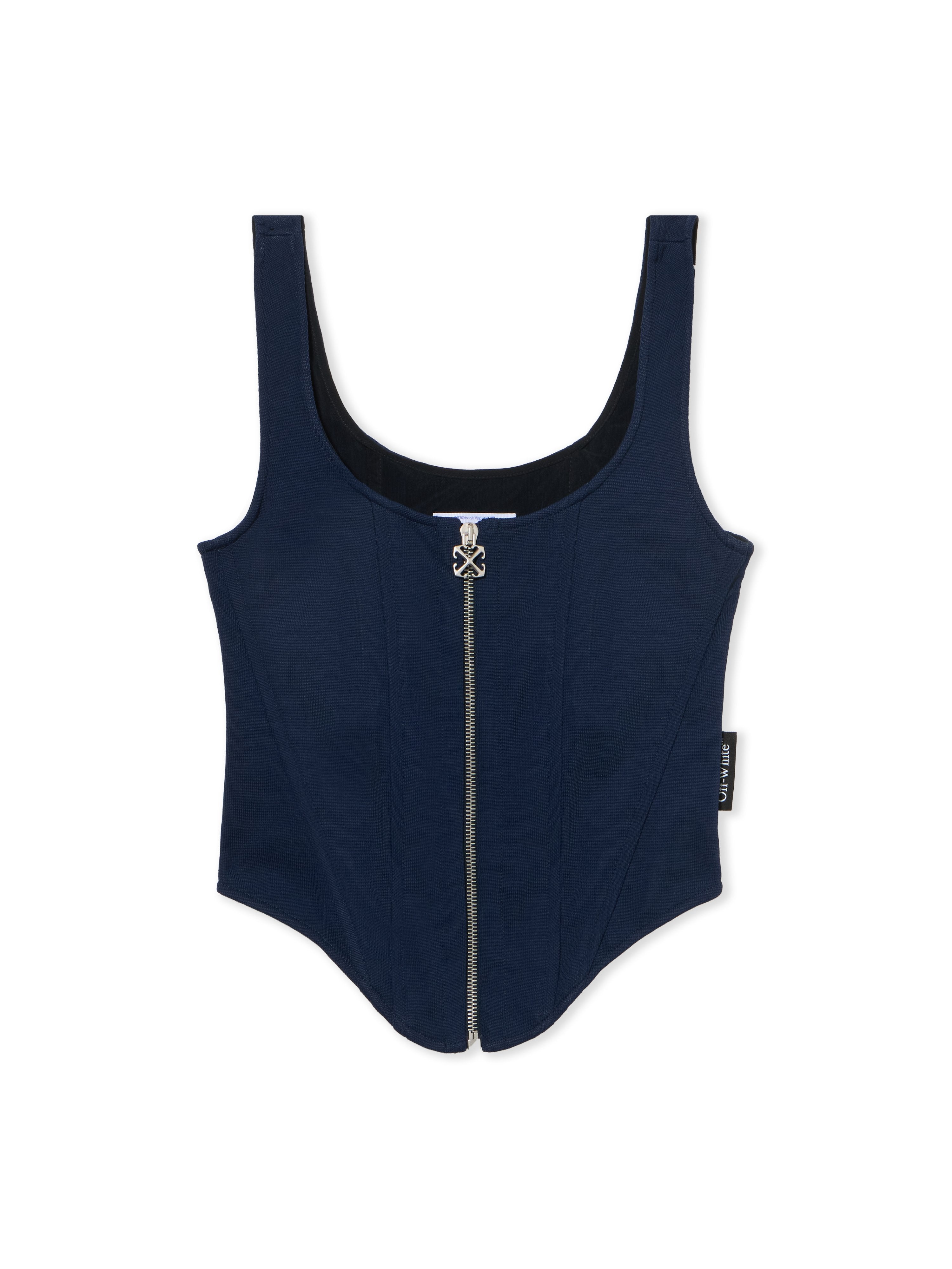 Off-White Heavy Jersey Corset Top None