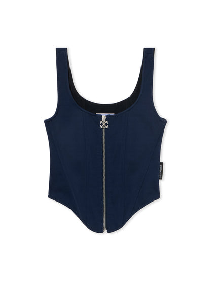 Off-White Heavy Jersey Corset Top None