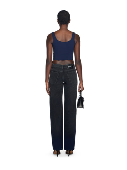 Off-White Heavy Jersey Corset Top None