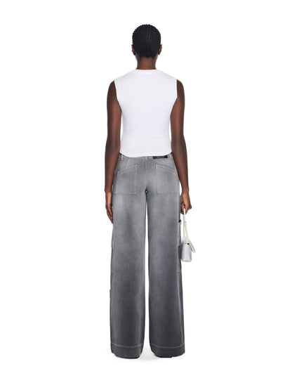 Off-White Off Stamp Rib Kat Top Black