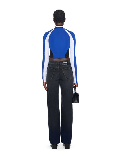 Off-White Tech Jer Serena Longsleeve Top Blue
