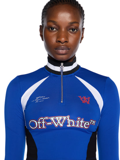 Off-White Tech Jer Serena Longsleeve Top Blue