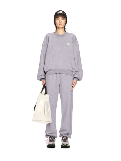 Off-White Embr Ow Over Crew Grey